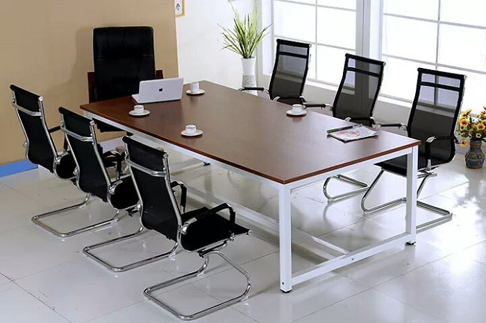 Bàn họp chân sắt 1 Ban Hop Chan Sat Tm Bh17 2m4 1m2