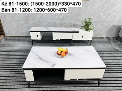 Kệ Tivi mặt kính giả đá KTV81 1 cdc53f4fe5d2418c18c3