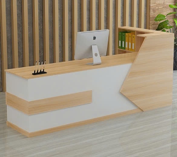 Quầy lễ tân chữ L 1 084d8211bb2f1c71453e